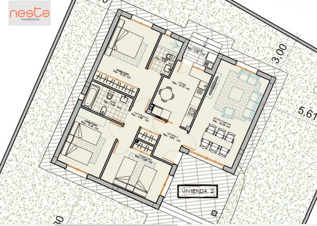 Casa de campo NUEVA en Lorca zona Purias, 140 m2