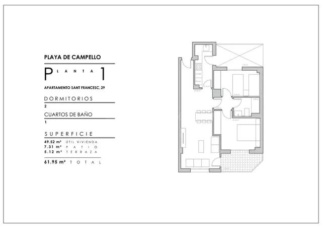 Vivienda con reforma de calidad, una plazas de garaje y a 10 - foto 2