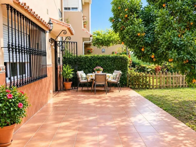 Casa adosada en esquina de 4 dormitorios, muy luminosa, con jardín privado y amplia terraza, cerca de Fuengirola — 2
