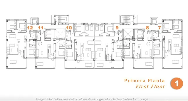 Apartamento 2 habitaciones 73m² en venta - Pueblo — 10