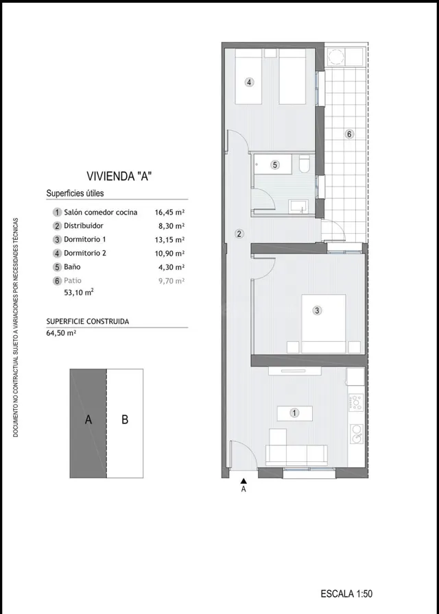 Apartamento de obra nueva en planta baja, Puerto de Mazarrón - foto 4