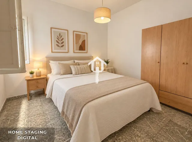 Piso en venta en Alicante, zona de la florida. 77m2, 3 habitaciones, 1 baño, balcón, galería. 2da planta con ascensor. — 23