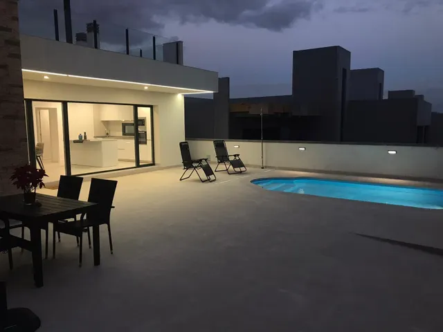 Villa independiente de 3 dormitorios con piscina privada en Fuente Álamo, Murcia — 21