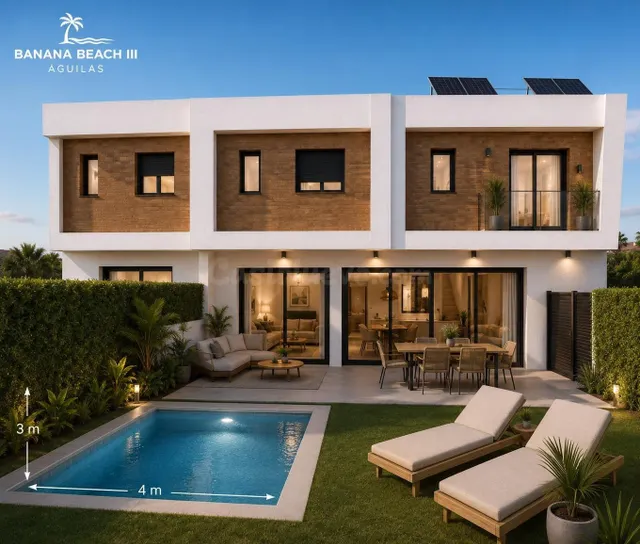 3 VIVIENDAS ADOSADAS CON PISCINA - foto 4