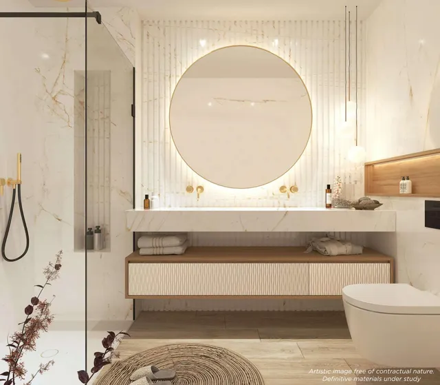 Apartamento 1 Dorm. de Lujo en Primerisima Linea con Vistas Piscina Parking y Gimnasio — 22