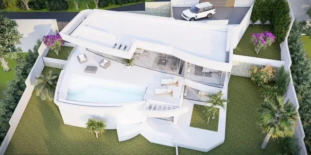 ▷Villa de Lujo en Calpe con Vistas Panorámicas al Mediterráneo y al Peñón de Ifach. — 3