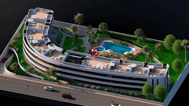Apartamentos de lujo frente al campo de golf y cerca del mar en Los Alcázares, Costa Cálida — 21