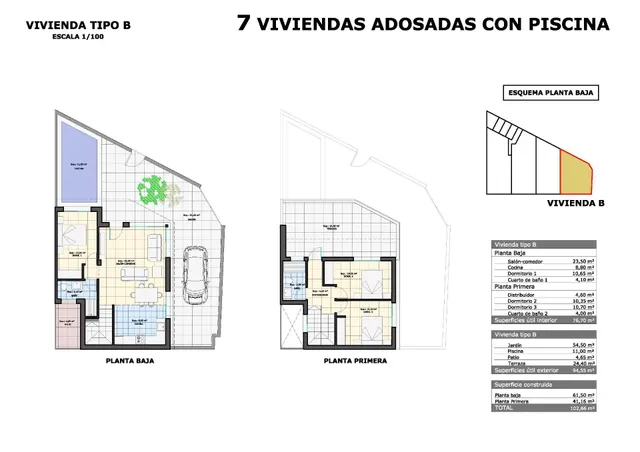 Adosado de 3 dormitorios con piscina privada a la venta en Pilar de la Horadada(Alicante) — 12