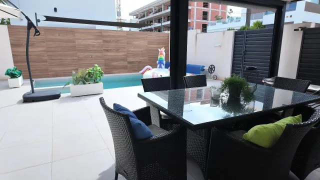 ✨ villa moderna con piscina privada y vistas excepcionales en Benijófar — 8