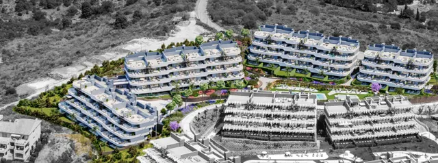 124 viviendas de 2 y 3 dormitorios, áticos y bajos con jardín en Estepona — 14