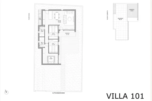 Villa 3 habitaciones 107m² en venta - Pueblo — 7