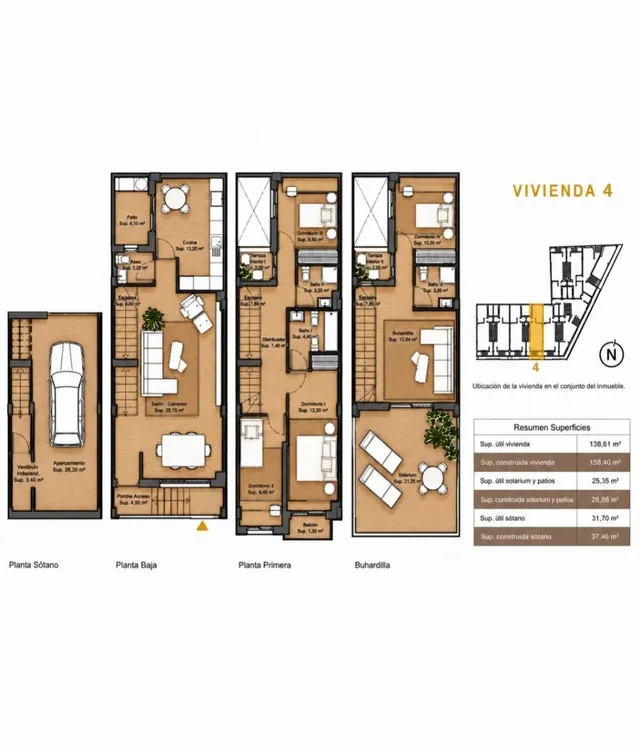 PROMOCIÓN EXCLUSIVA DE 10 VIVIENDAS TRÍPLEX EN EL SUR DE MURCIA — 32