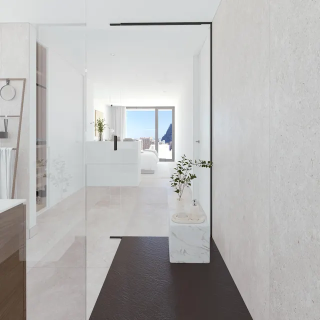 Apartamentos ático de lujo en Calpe con jardín y vistas al mar — 13