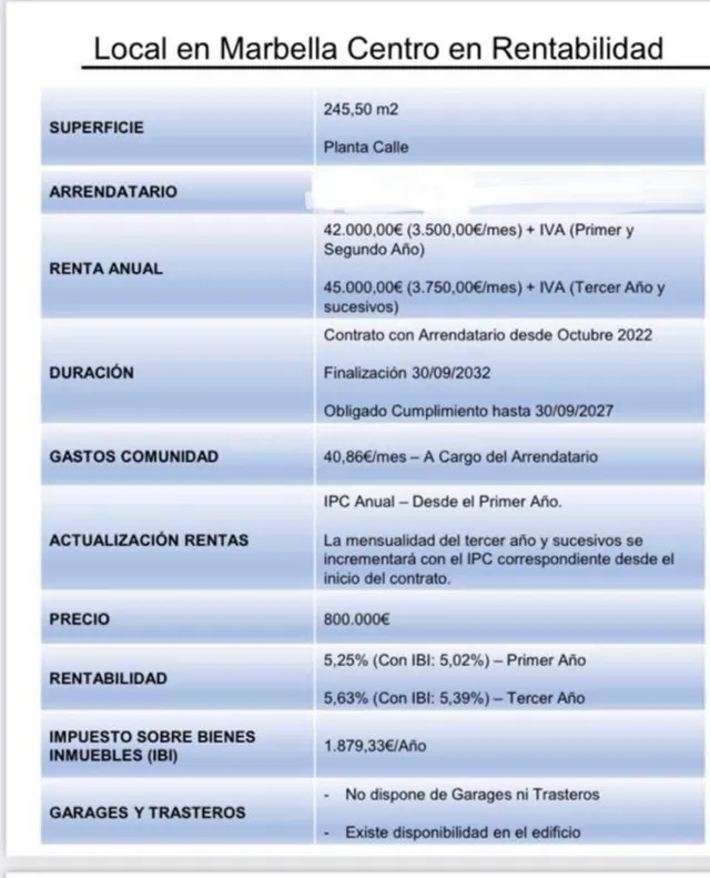 Local en venta y Alquiler