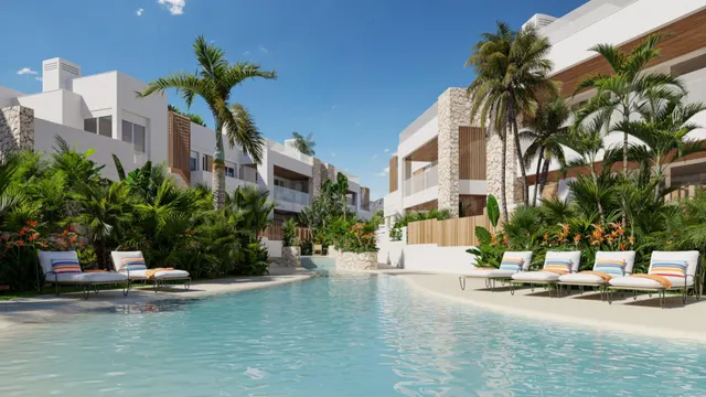 Villas y bungalows a sólo 250 metros de la playa en Mar de P