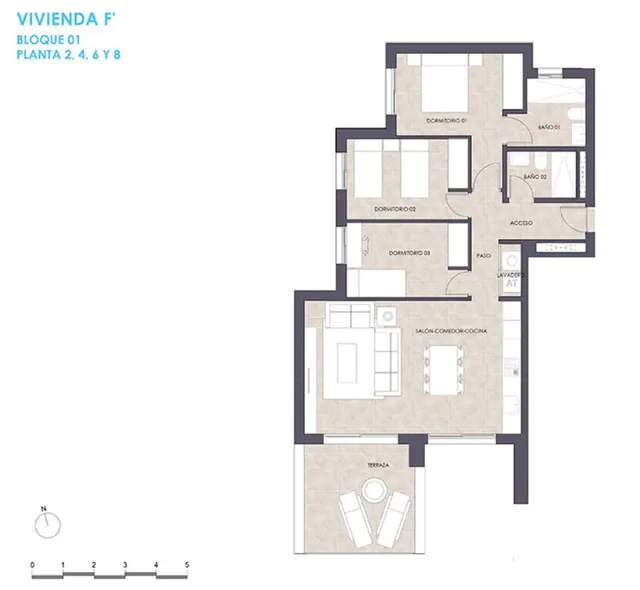 Apartamento Moderno en la Sexta Planta – Obra Nueva en Calpe — 2