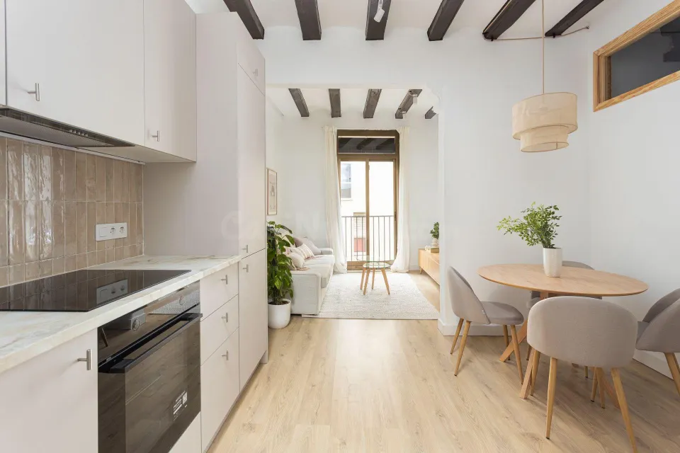Piso reformado con 2 dormitorios y mobiliario a estrenar en el Raval, Barcelona