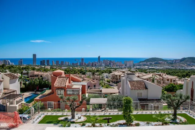▷Villa de Obra Nueva con Vistas al Mar en Finestrat, Costa Blanca — 3