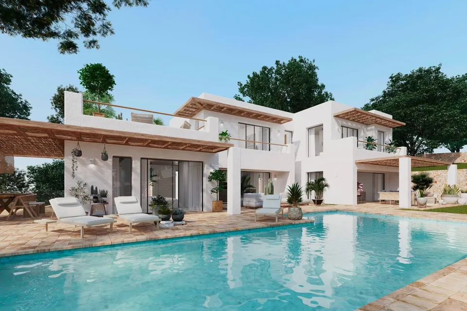 Nueva villa de lujo de estilo mediterráneo - ¡¡¡lista para empezar a construir!!!
