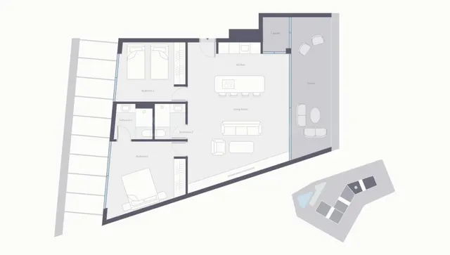 Apartamento 3 habitaciones 109m² en venta - Parque Central — 25