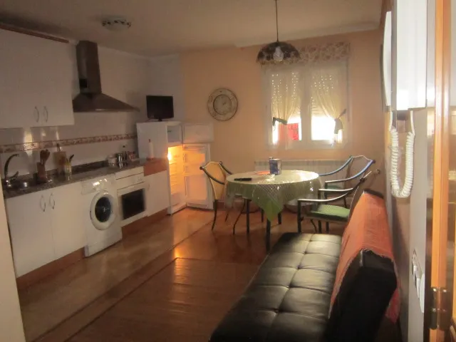 SE VENDE APARTAMENTO AMUEBLADO, SEMINUEVO, COCINA AMERICANA, DORMITORIO, BAÑO, TRASTERO Y GARAJE.