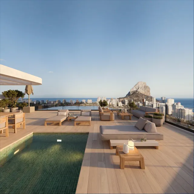 Apartamento de nueva construcción con 3 dormitorios a la venta a solo 450 m de la playa en Calpe — 28