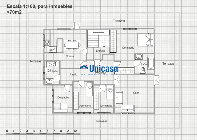 Casa amplia en primera planta, con terraza, garaje y buhardilla en Las Morillas – Puerto de la Torre — 48