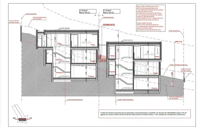 Proyecto de dos viviendas de obra nueva en Roca Grossa de Ll - foto 3