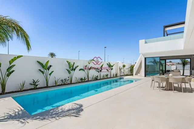 Villas independientes de obra nueva en San Javier: Piscina p - foto 5