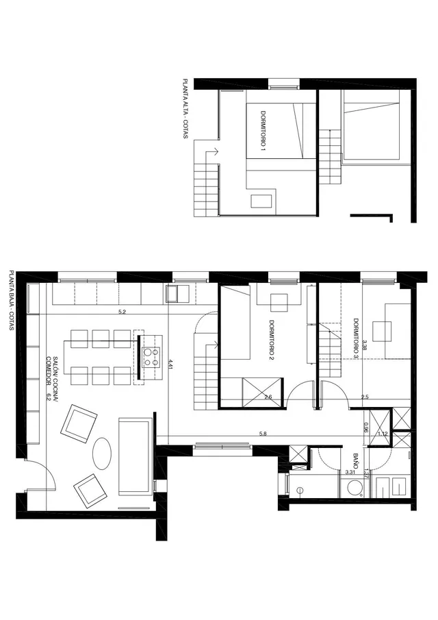 Vivienda singular de arquitectura de autor con techos de 4 metros y un excepcional aprovechamiento del espacio — 13