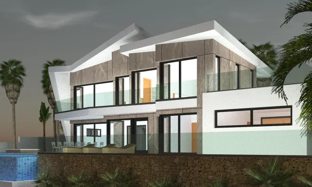 Próximamente proyecto nuevo de 4 villas de lujo estilo moderno — 11