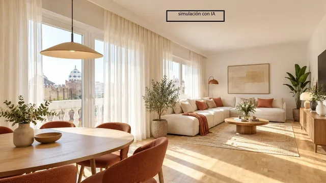 Vivienda en quinta planta con vistas panorámicas, luminosa, con 5 amplias habitaciones. — 3