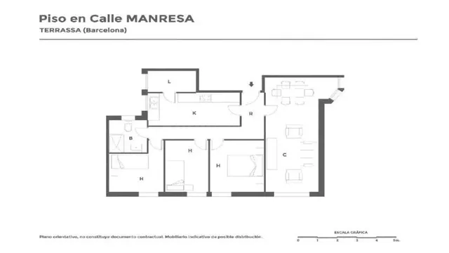 PISO OCUPADO 3 habitaciones, PLANTA 1 CON ASCENSOR, CARRER M - foto 2