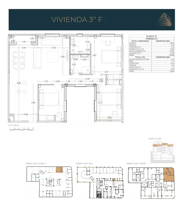 Apartamento 3 habitaciones 148m² en venta - Las Flores — 21