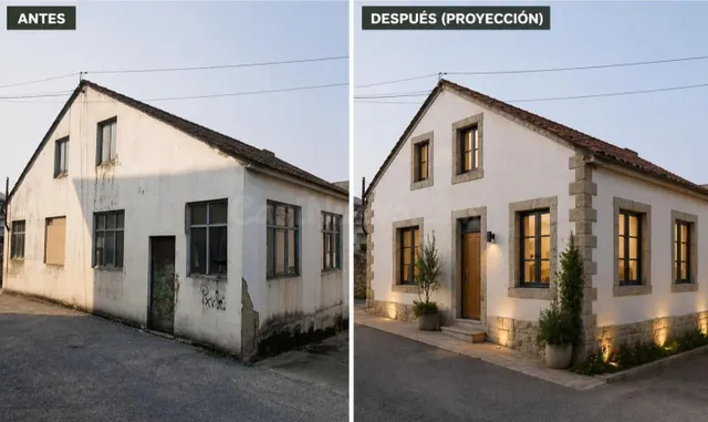 NAVE EDIFICABLE EN EL CORAZÓN DE TAPIA DE CASARIEGO - foto 3