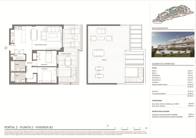 Ático 2 habitaciones 99m² en venta - Centro — 9
