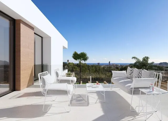 Villas de Lujo independientes con piscina privada y vistas al mar en Sierra Cortina — 10