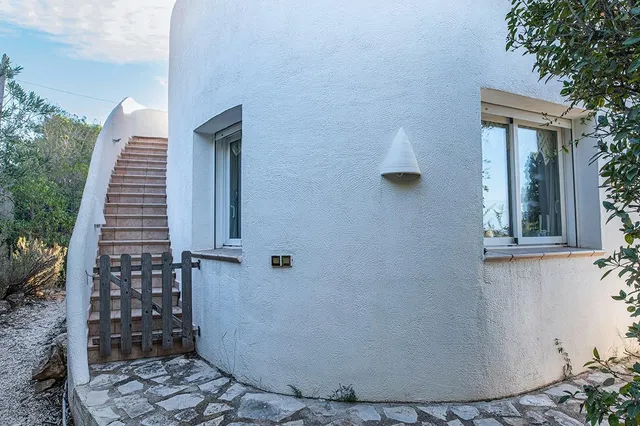 Villa con el encanto de una casita de campo con vistas al mar en Jávea — 23