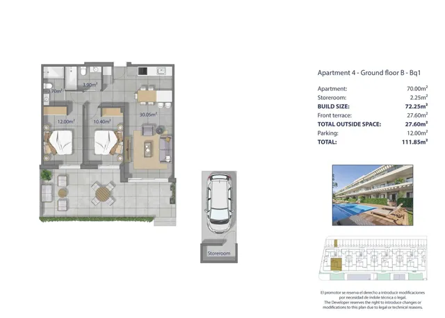 Apartamentos de nueva construcción a 250 m de la playa de Los Narejos, en Los Alcázares — 12