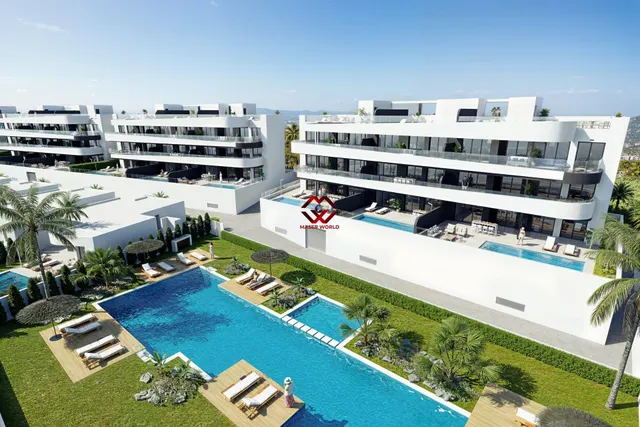 Apartamentos y villas de nueva construcción frente al campo de golf La Serena Golf en Los Alcázares — 6