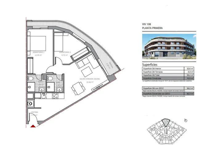 Apartamento 2 habitaciones 82m² en venta - Las Cañadas — 49