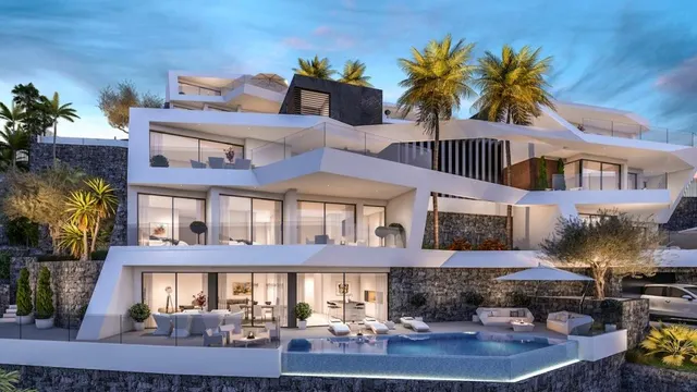 Nuevo proyecto de 4 villas de lujo de estilo moderno con vistas al mar y piscina privada. — 8