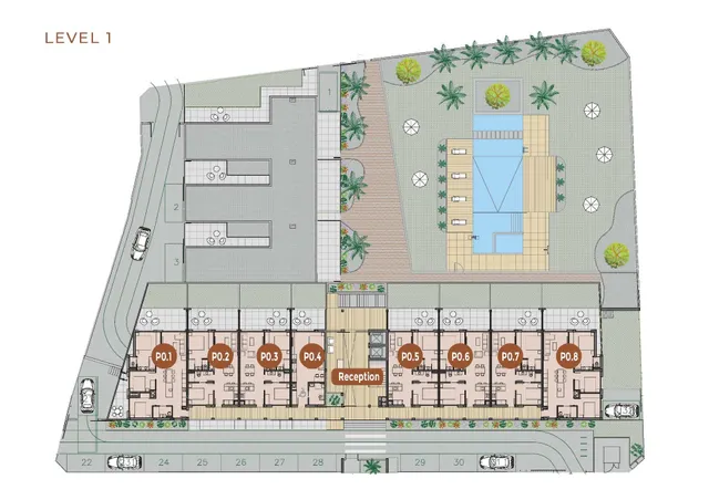 Apartamentos de nueva construcción con licencia turística a 300 m de la playa en Torrevieja — 35