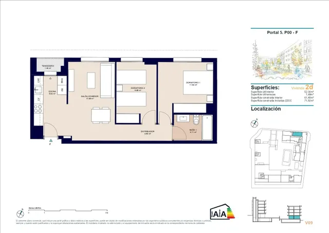 Apartamento 3 habitaciones 88m² en venta - Pau II — 10