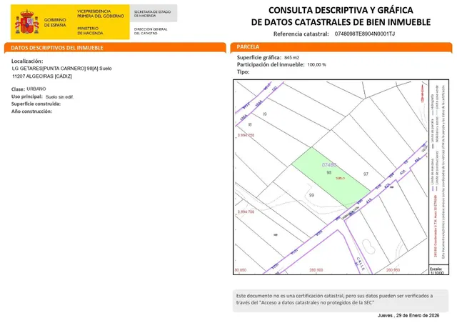 PARCELA URBANA EN ALGECIRAS - foto 3