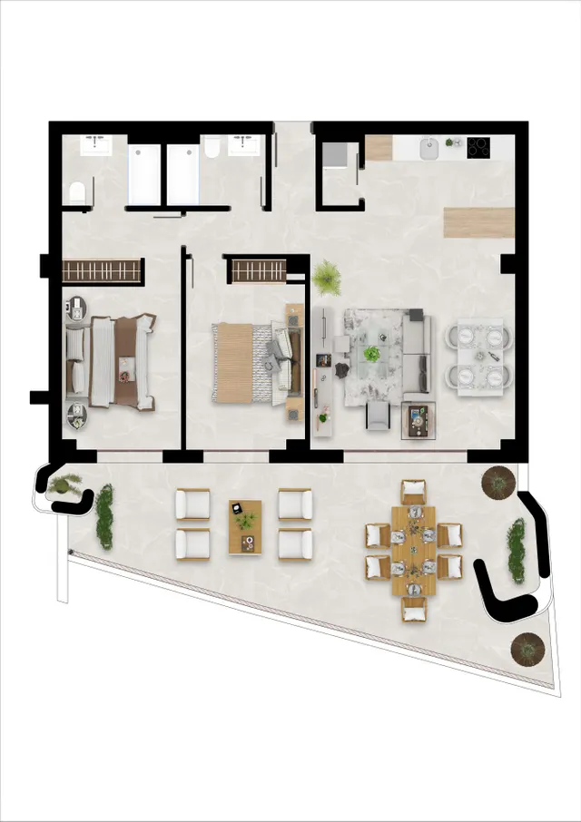 Apartamento 2 habitaciones 87m² en venta - Costa del Sol — 30