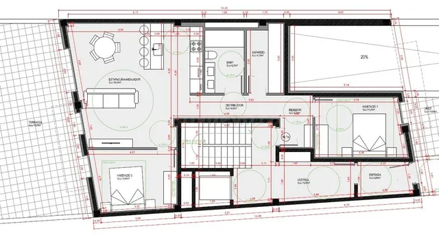SOLAR EN VENTA EDIFICABLE CON PROYECTO HECHO, DE 4 VIVIENDAS - foto 3
