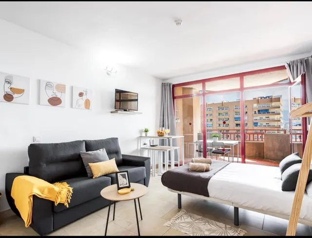 Estudio en primera línea de playa en Hotel Las Palmeras – Fu - foto 5