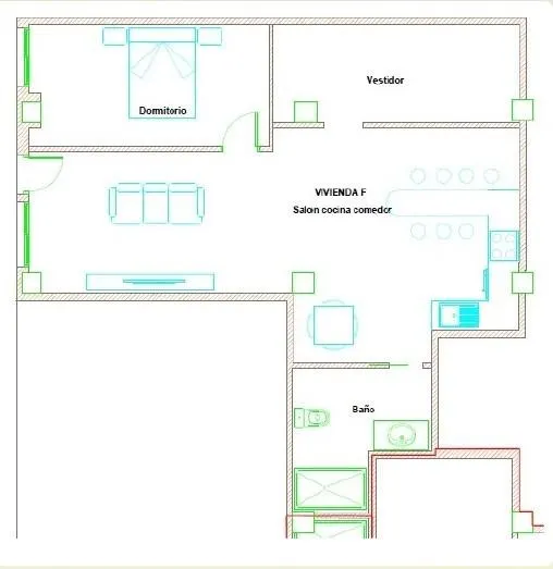 Apartamento a 1 minuto de la playa de Huelin andando y con licencia turística — 15