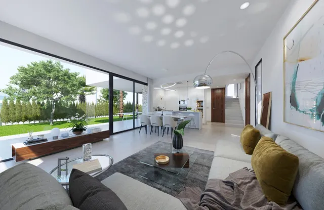VILLAS DE OBRA NUEVA MODERNAS CON VISTAS AL MAR EN SIERRA CORTINA — 10